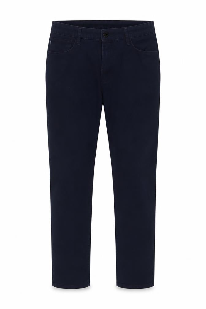 JACHS New York Men's Blue Chino Trousers Size L