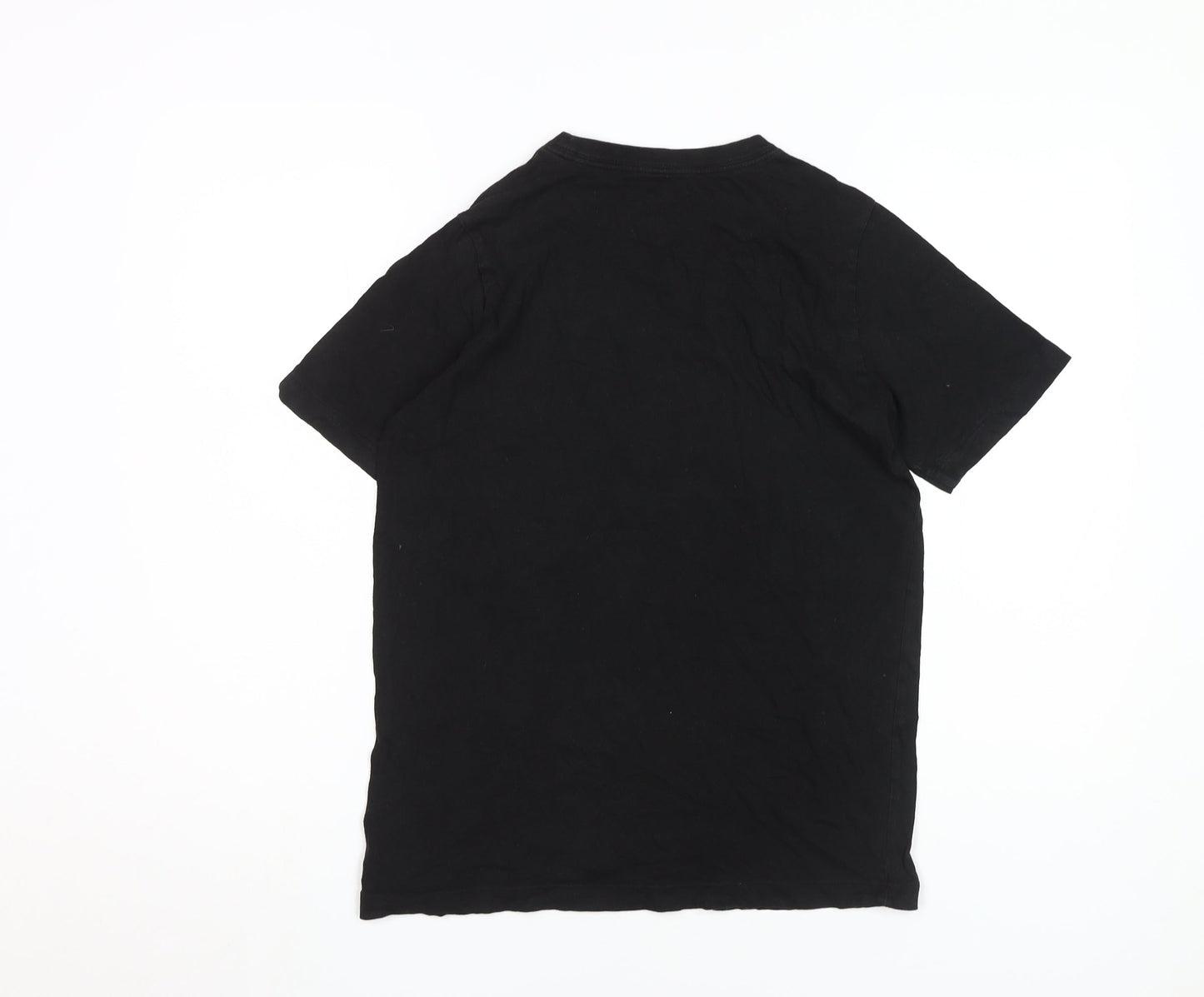 Nike Kids Black Logo T-Shirt XL Cotton Graphic Print