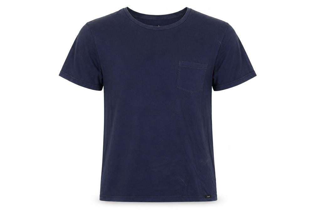 Lee Men’s Blue Slim Fit Cotton T-Shirt, L