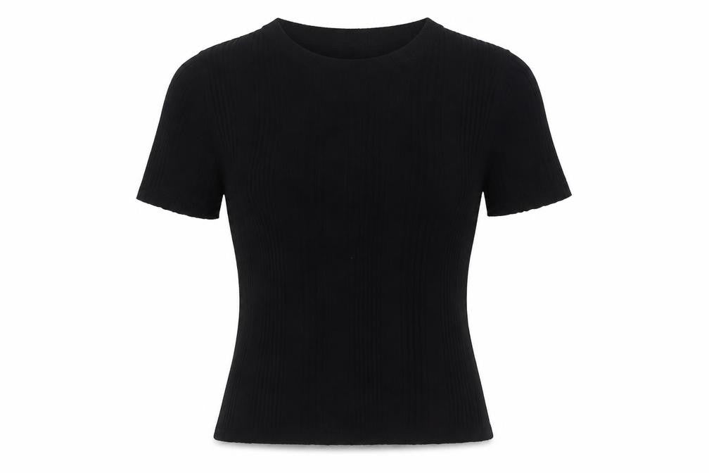 Marks & Spencer Women's Black Short Sleeve Top, Size 12