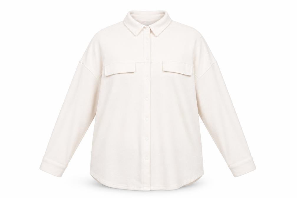 Next Women's Ivory Button-Up Shirt XL Collared Top
