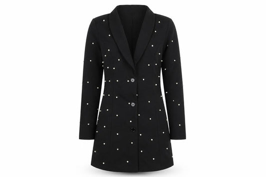 Saint Genies Women’s Black Jacket Dress Size 8