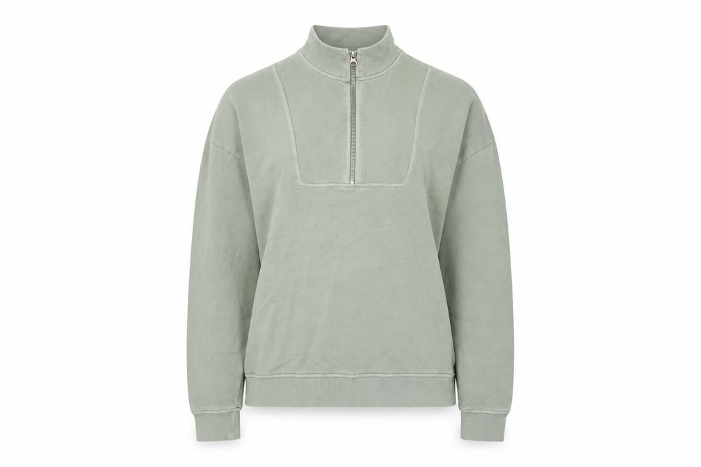 Marks & Spencer Women's Green Pullover Sweatshirt