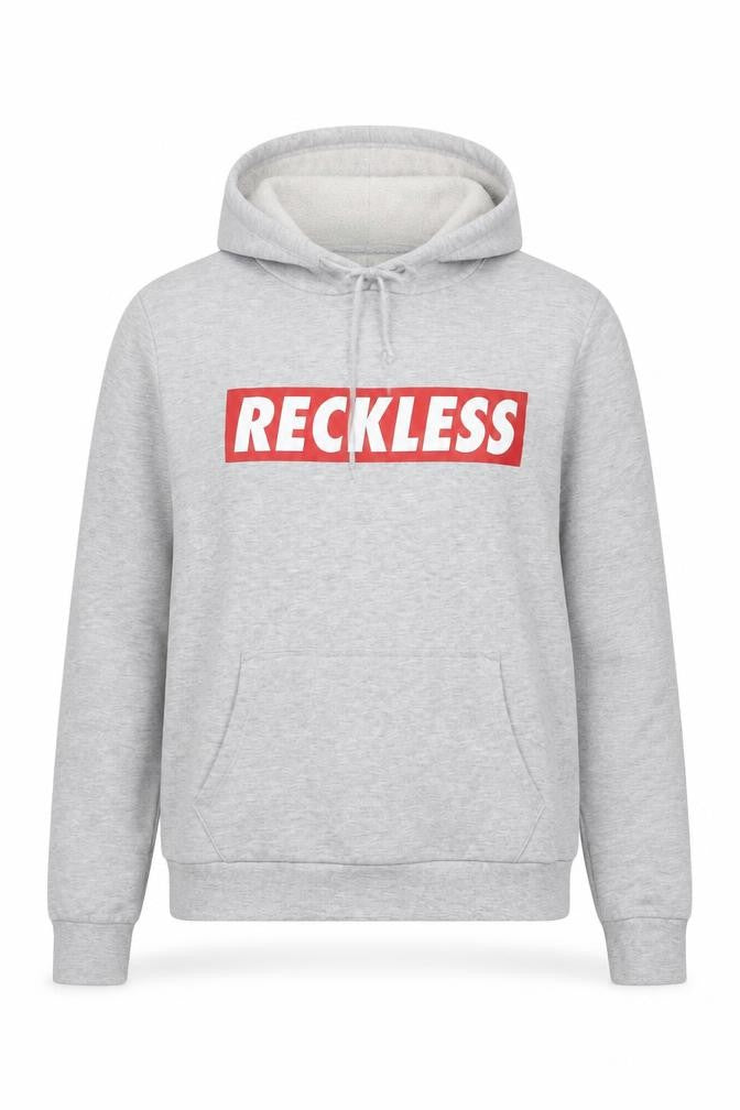 FB Sister Women's Grey Pullover Hoodie, Size S, Logo, Casual