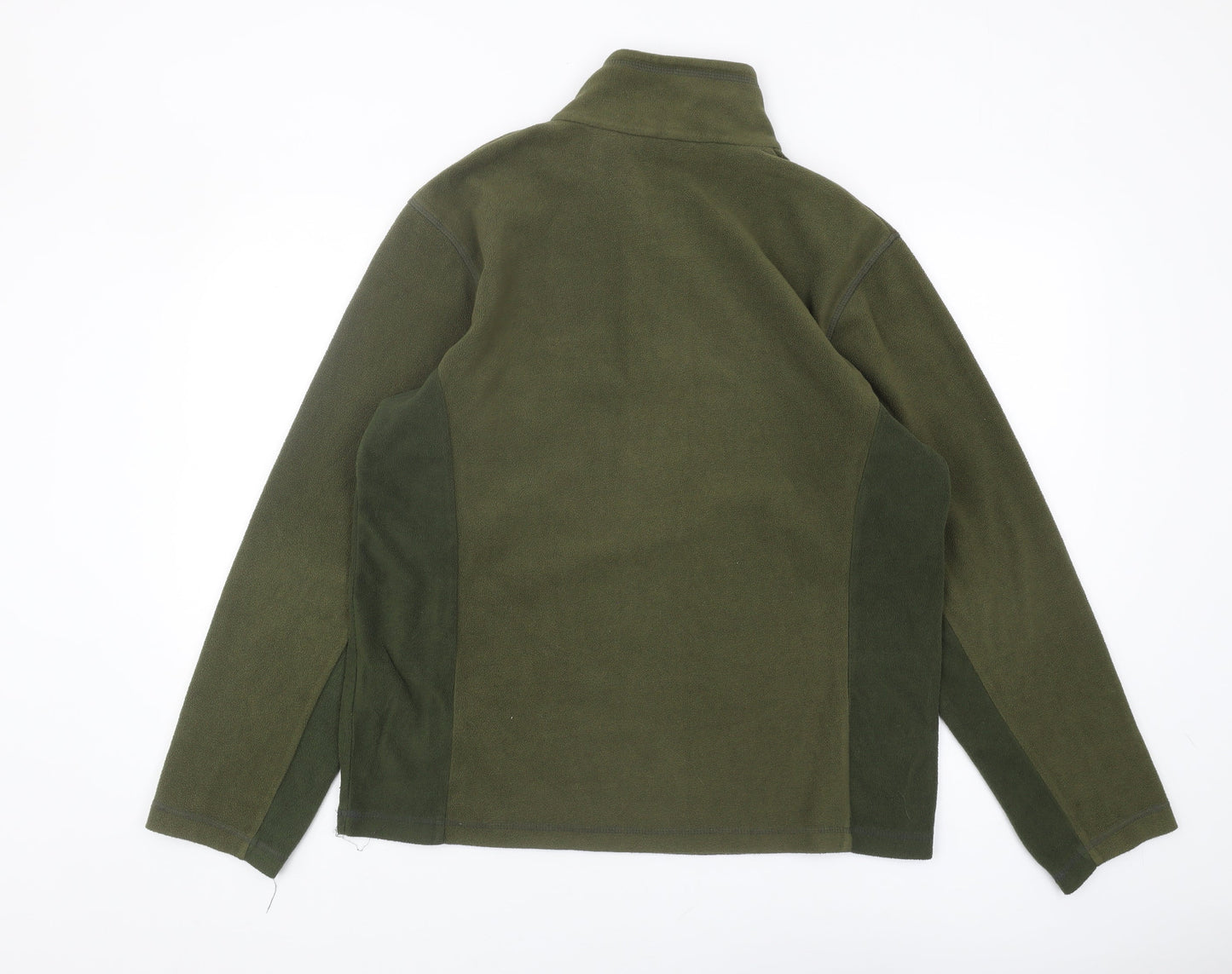 Regatta Men's Green 1/4 Zip Fleece Sweatshirt M