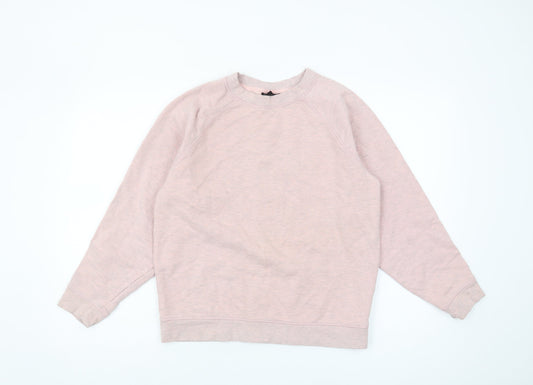Topshop Women's Pink Pullover Sweatshirt Size 10