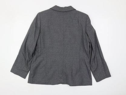 Eastex Women's Grey Blazer Size 12