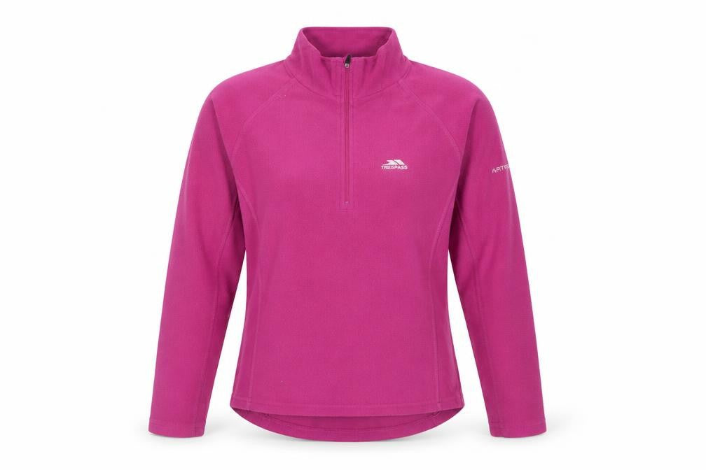 Trespass Women's Pink Fleece Sweatshirt M Zip