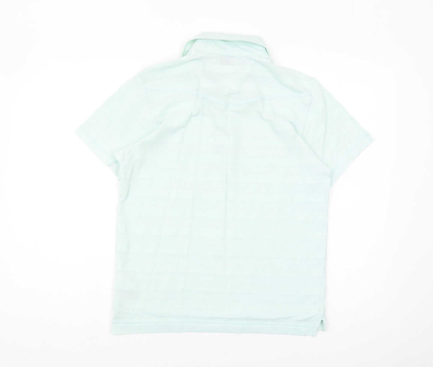 Nike Unisex Green Polo Shirt M Short Sleeve Casual