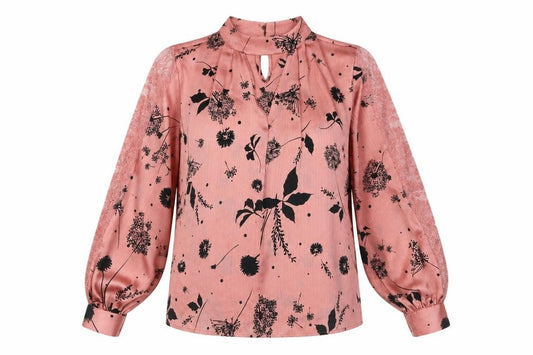 Next Women's Pink Floral Blouse Size 8