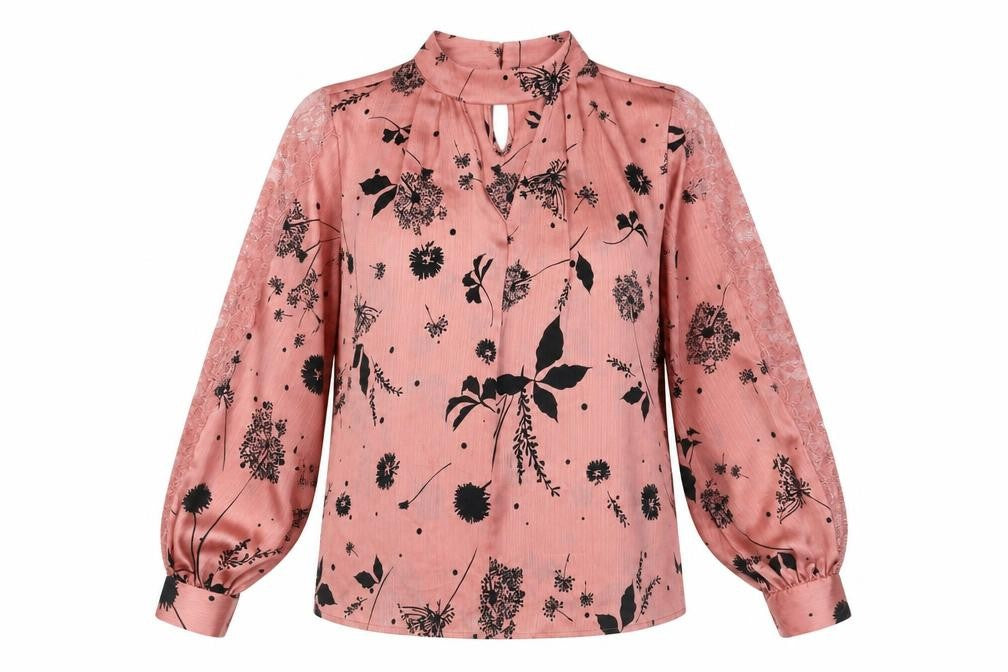 Next Women's Pink Floral Blouse Size 8