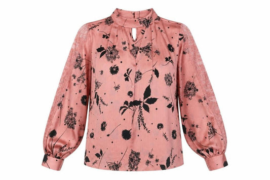 Next Women's Pink Floral Blouse Size 8
