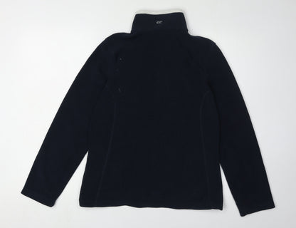 Regatta Women's Black Fleece Jacket Size 10 Regular Fit