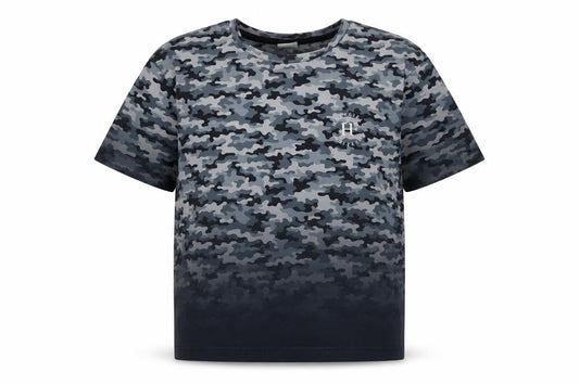 Holyfield Girls' Grey Camouflage T-Shirt L Basic Style