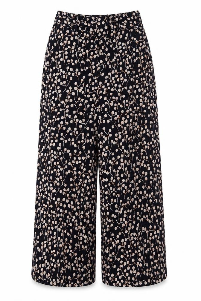 Mint Velvet Women's Multicoloured Floral Trousers Size 8
