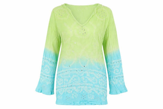 Monsoon Women's Multicoloured Size 16 Tie Dye Dress