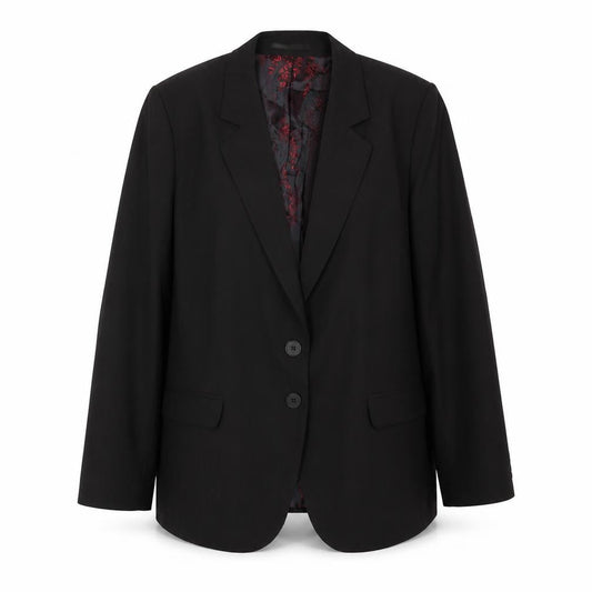 ClubClass Women's Black Suit Jacket, Size 16, Classic Fit