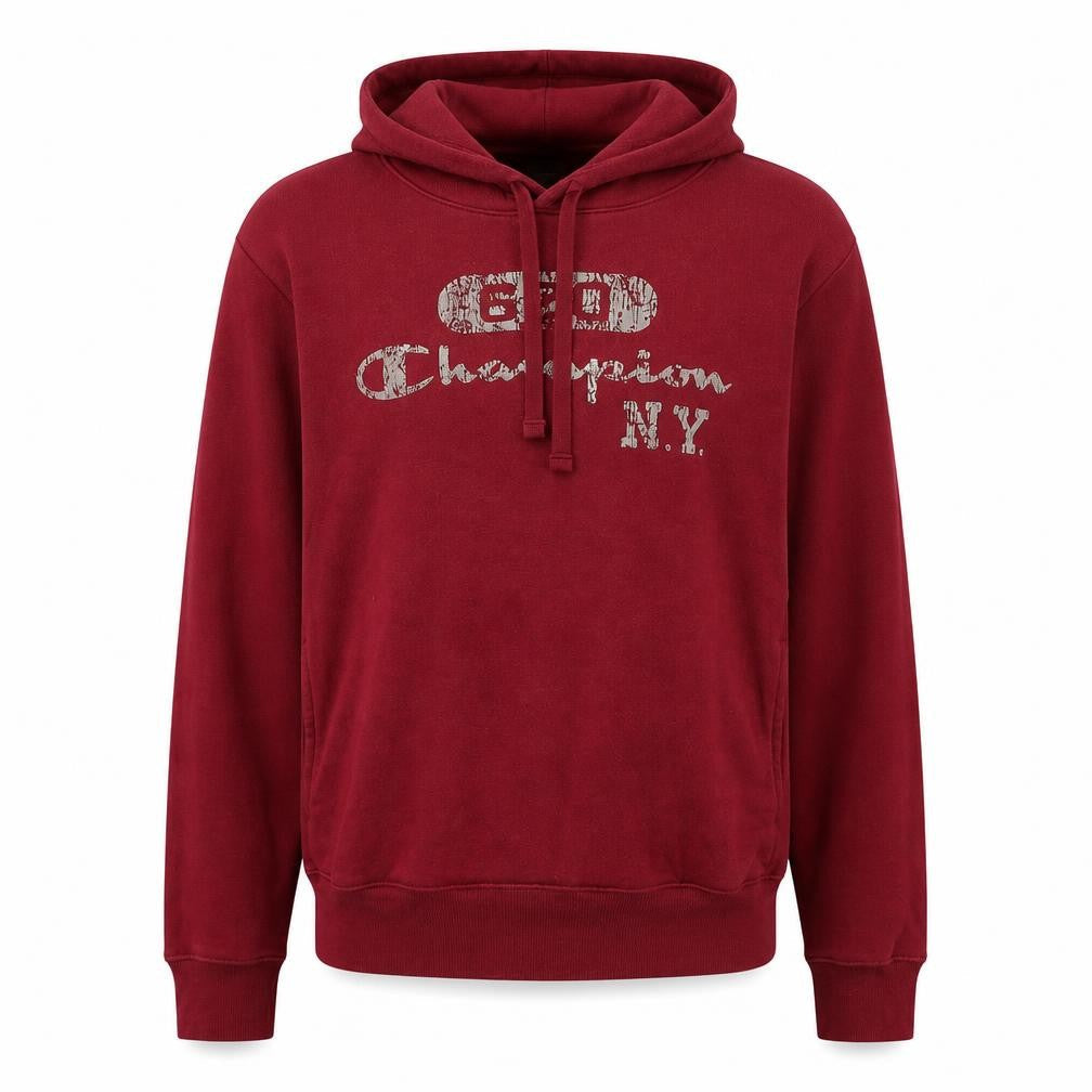Champion Red Unisex Adults Pullover Hoodie M