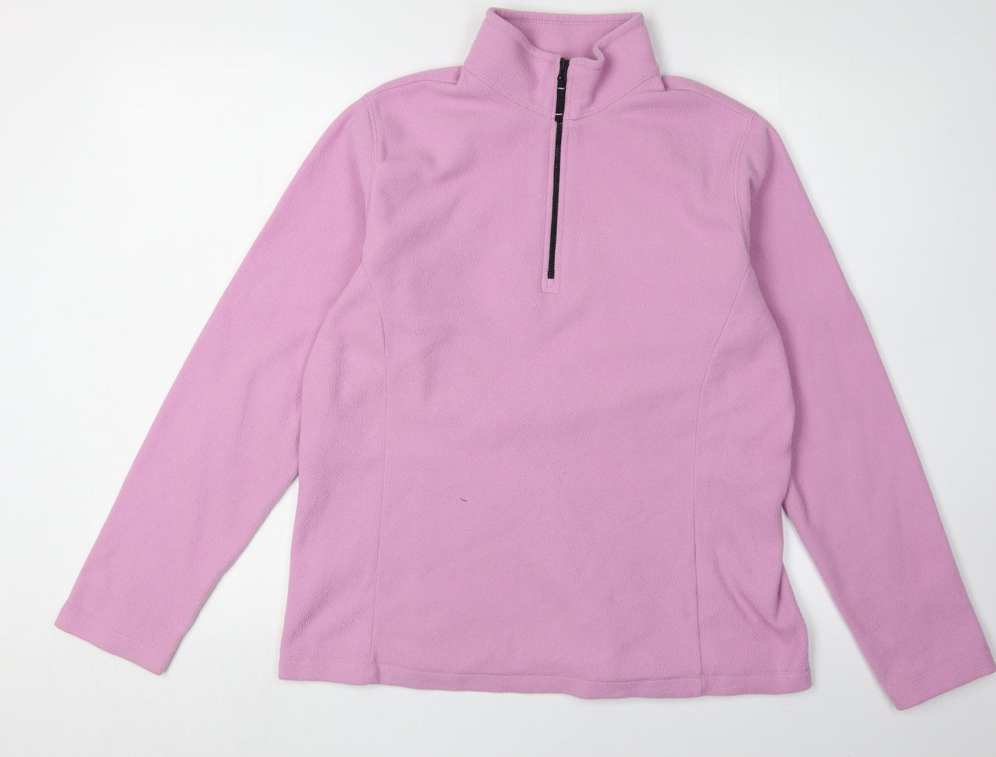 Lands' End Women's Pink Pullover Sweatshirt, Size 12