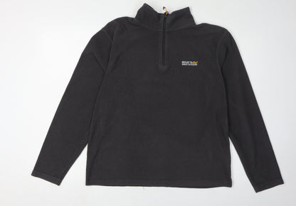 Regatta Men's Black Fleece Pullover Sweatshirt M