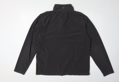 Regatta Men's Black Fleece Pullover Sweatshirt M