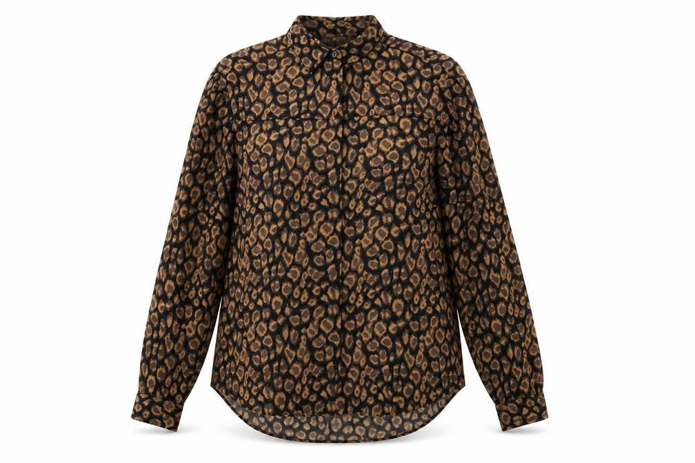 Next Women's Multicoloured Animal Print Blouse, Size 8