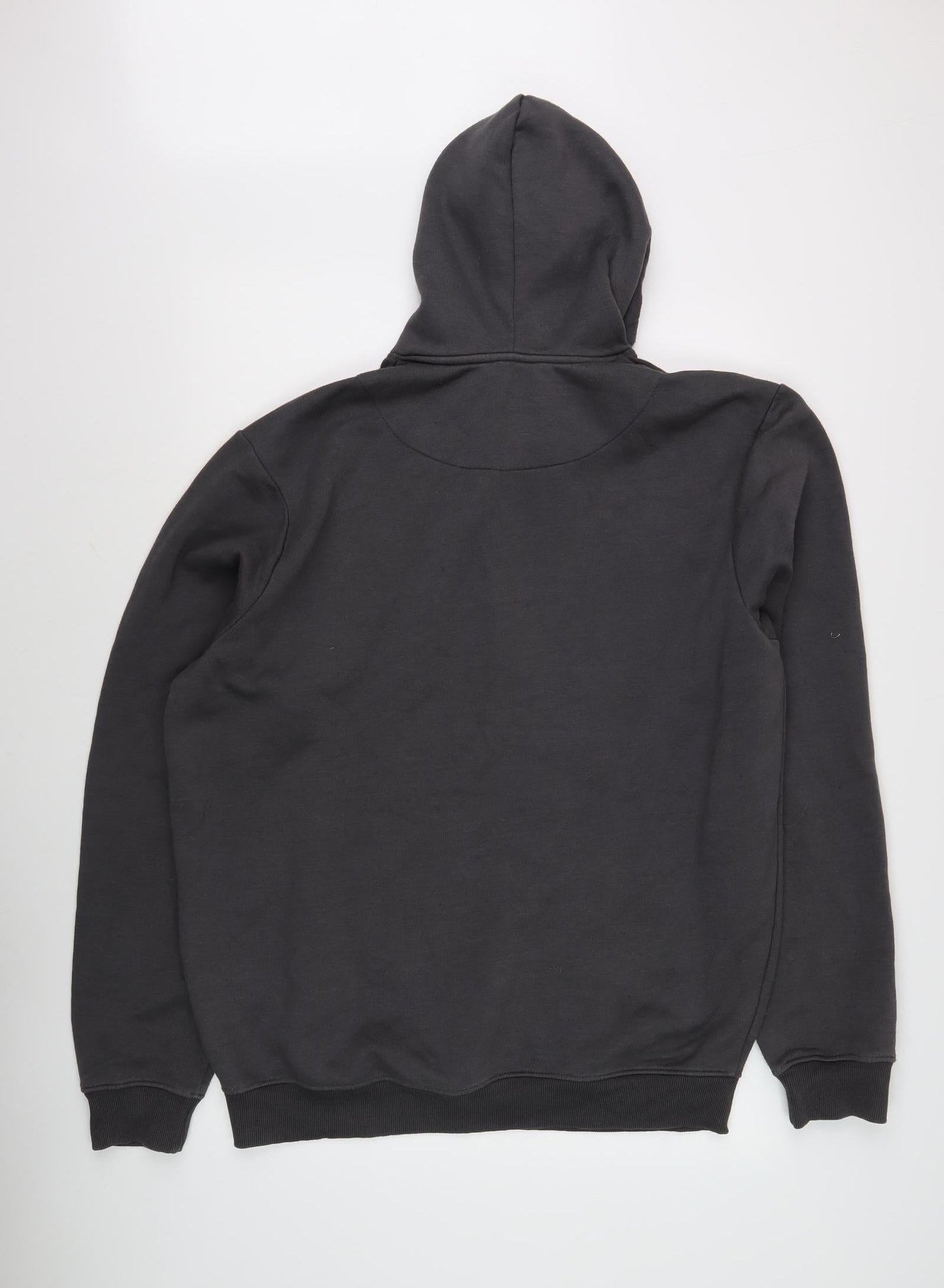 boohooMAN Men's Black Pullover Hoodie L