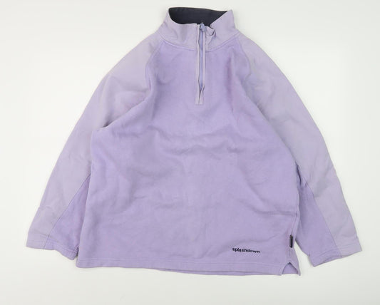 Splashdown Unisex Purple Pullover Sweatshirt M
