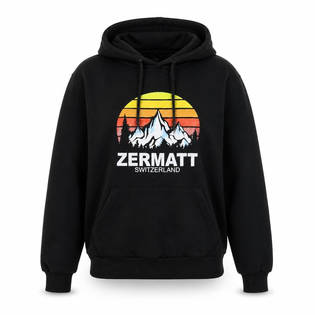 AVOMARKS Black Pullover Hoodie Unisex Adult S