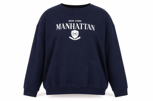 New Look Women's Blue Pullover Sweatshirt with Graphics