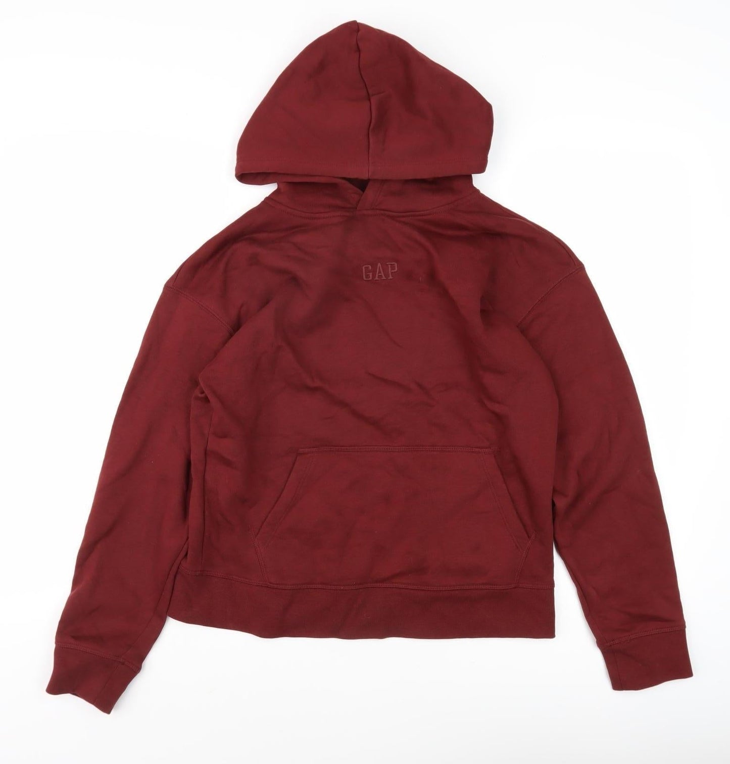 GAP Boys Red Pullover Hoodie L Fleece Casual Winter