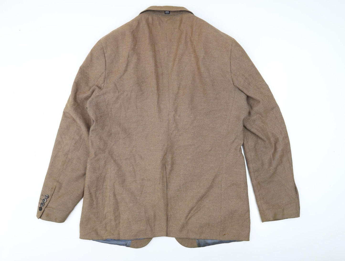 Marks and Spencer Men's Brown Blazer, Size 44L Classic Fit