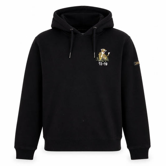 Superdry Women's Black Pullover Hoodie, Size 12