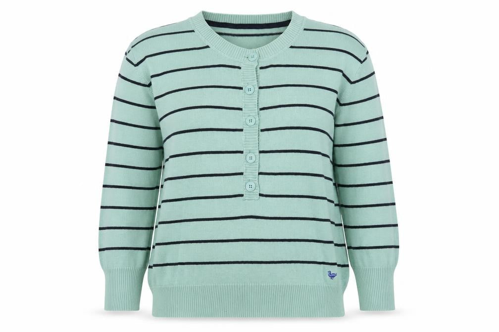 Country Rose Women's Green Cardigan - Size L