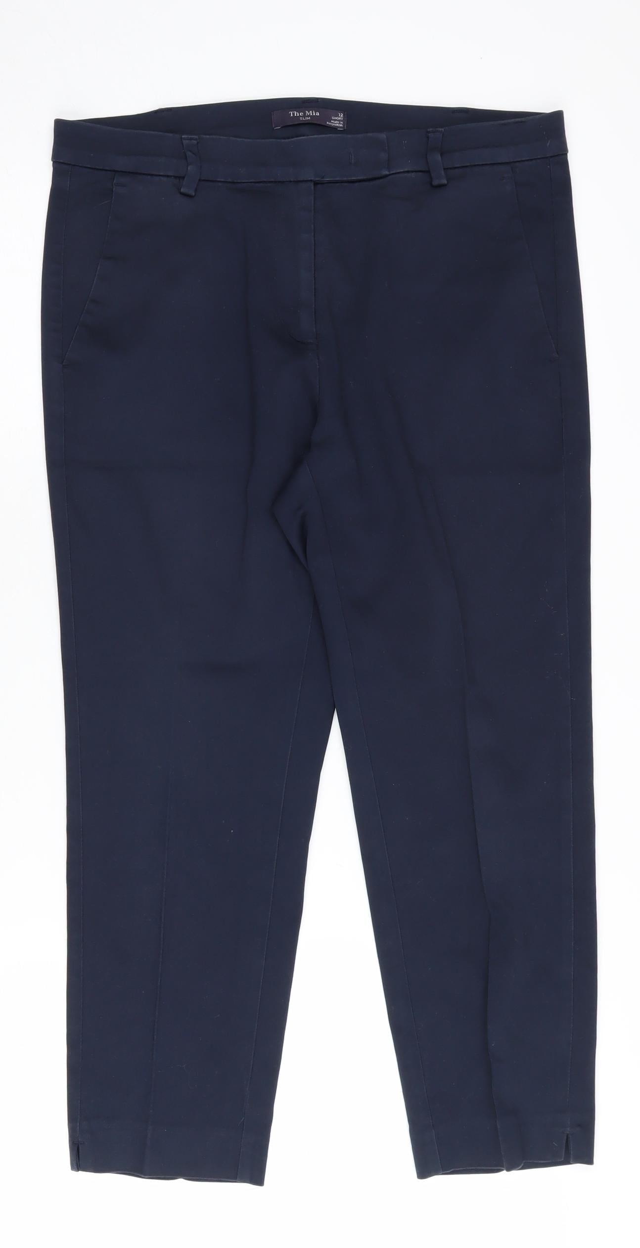 Marks and Spencer Women's Blue Trousers Size 12