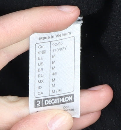 Quechua Women's Black Fleece Jacket M Outdoor