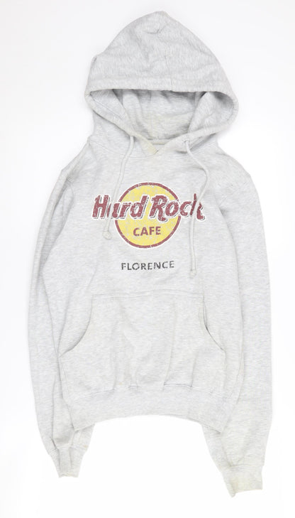Hard Womens Rock Cafe Grey Pullover Hoodie S