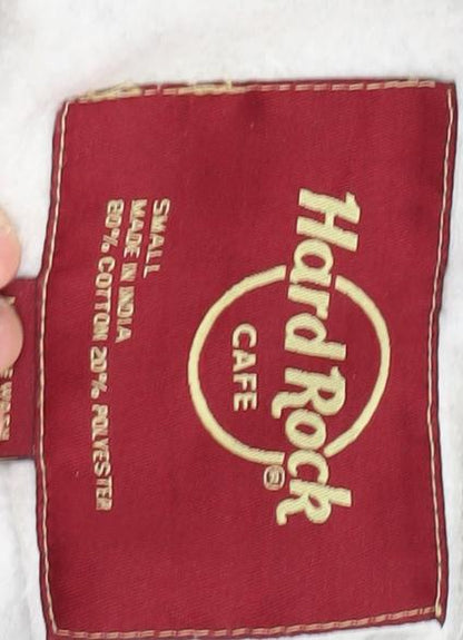 Hard Womens Rock Cafe Grey Pullover Hoodie S