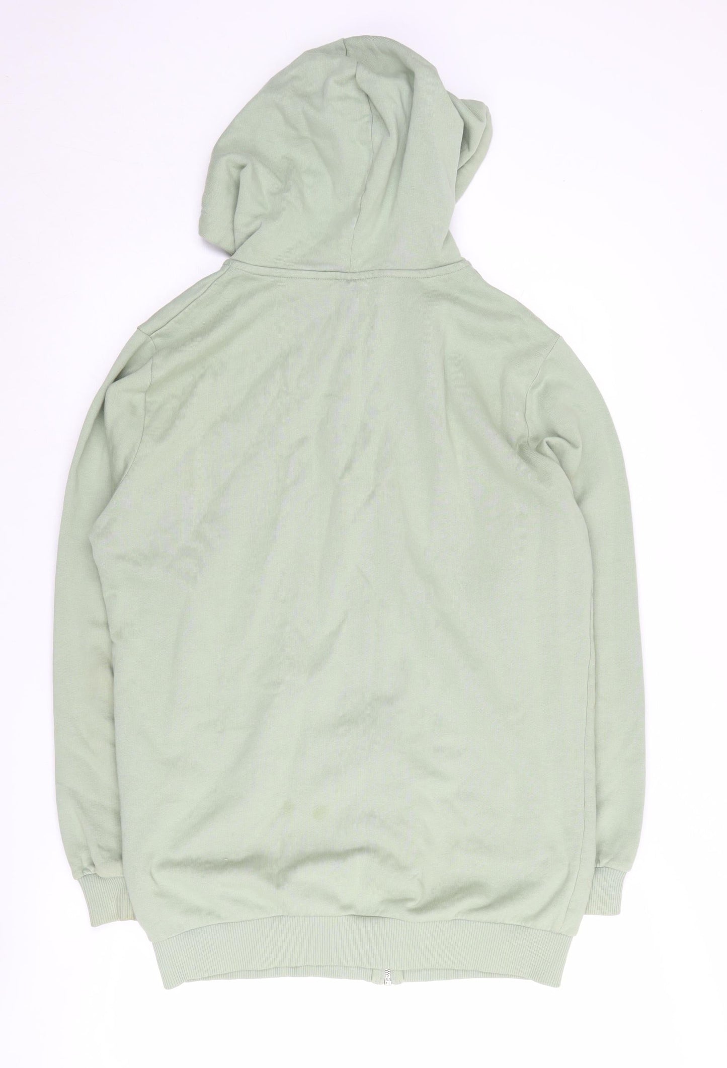 ASOS Unisex Green Full Zip Hoodie, Size S