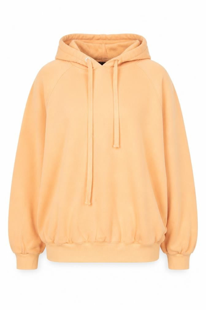 Bershka Women Orange Hoodie S Polyester Blend
