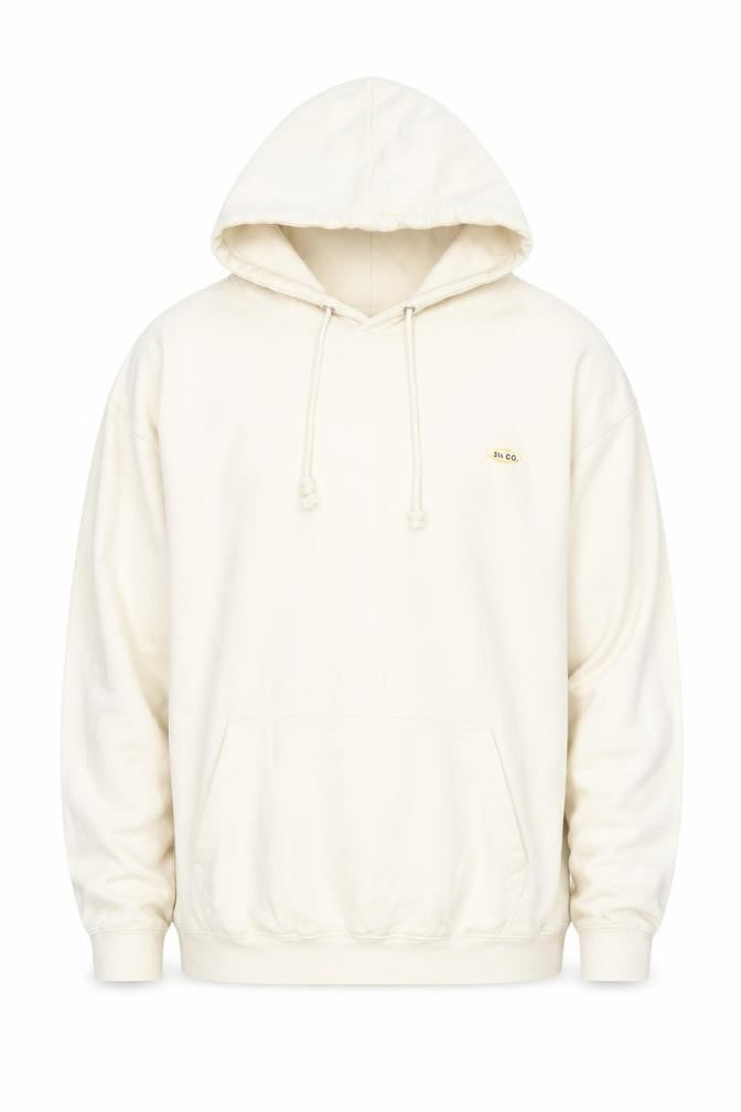 304 Men's Beige XL Pullover Hoodie