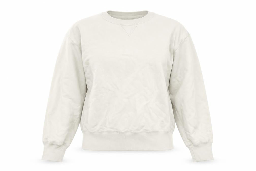 Uniqlo Ivory Pullover Sweatshirt, S, Unisex Adults