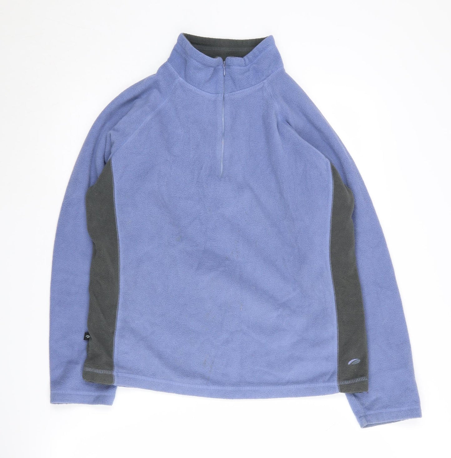 Mountainlife Women's Blue Fleece Pullover Sweatshirt Size 12