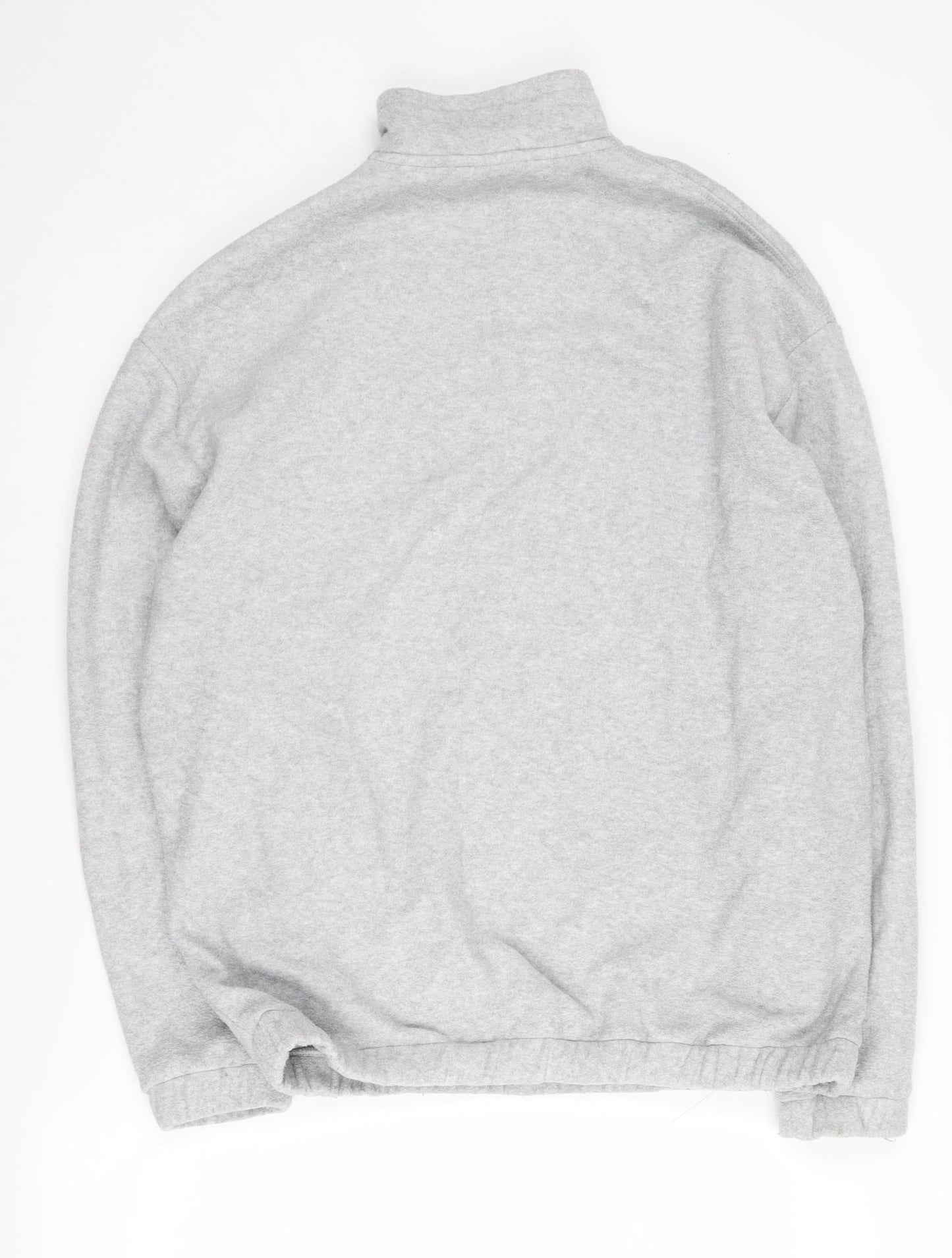 ASOS DESIGN Men's Grey 1/4 Zip Sweatshirt, Small