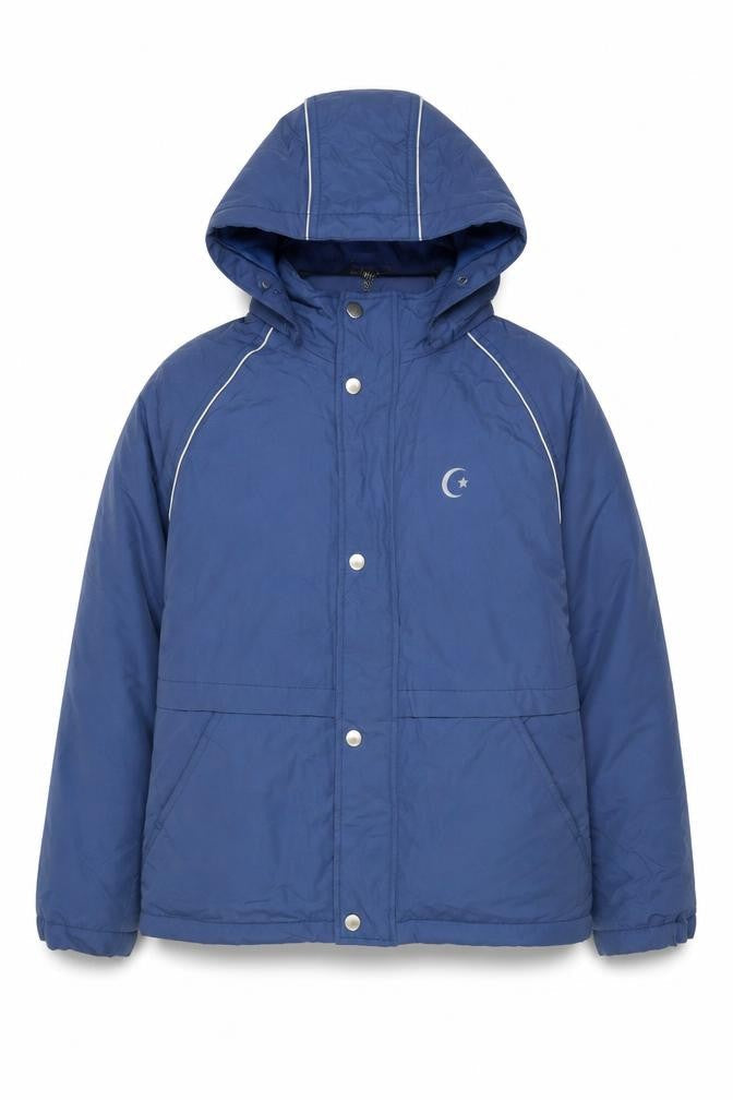 Eli Bazaar Girls Blue Puffer Jacket - Size 12 Years