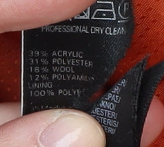 Marks & Spencer Red Women’s Mid-Length Coat UK 12
