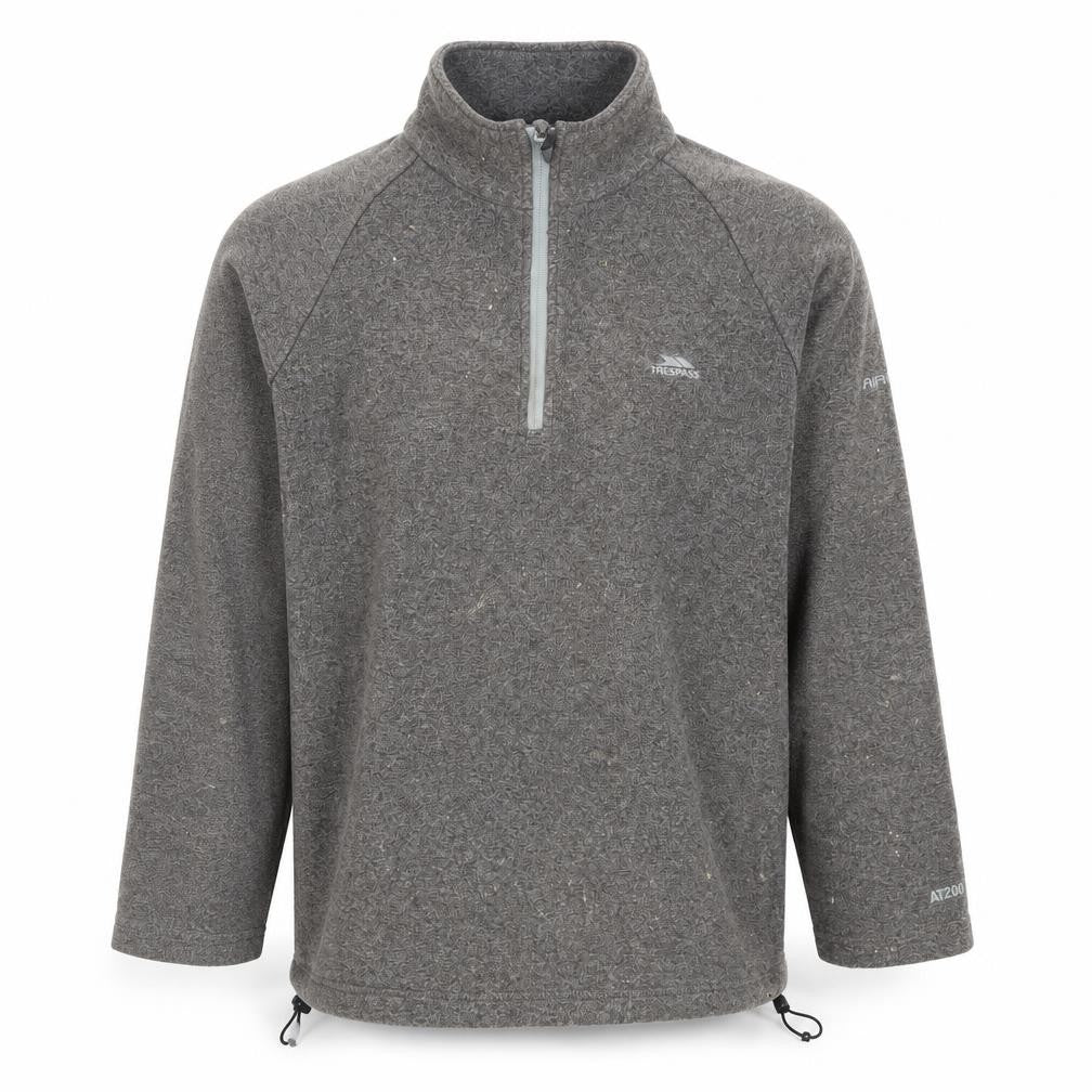 Trespass Men's Grey 1/2 Zip Fleece Sweatshirt - Size M