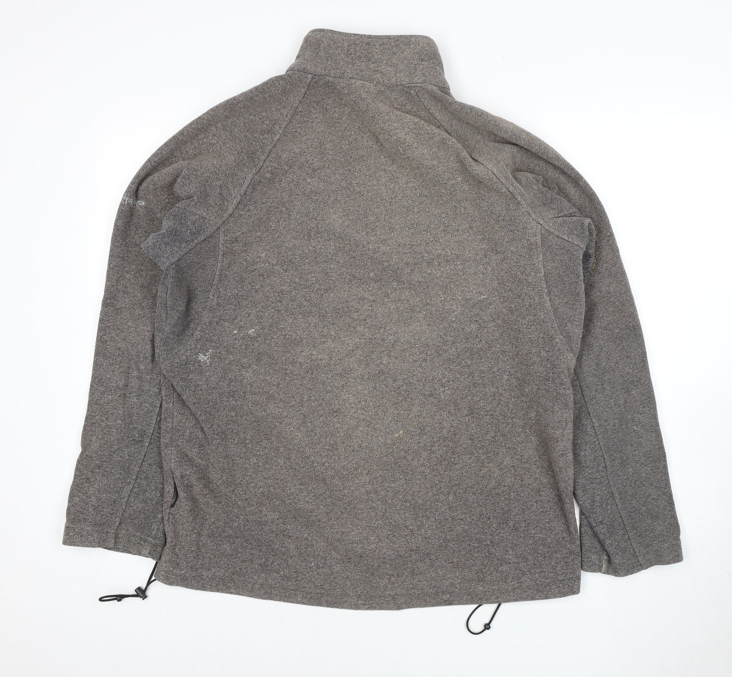 Trespass Men's Grey 1/2 Zip Fleece Sweatshirt - Size M
