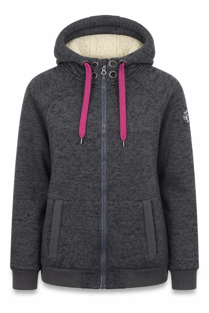Tog Twenty Four Women's Grey Full Zip Hoodie Size 12