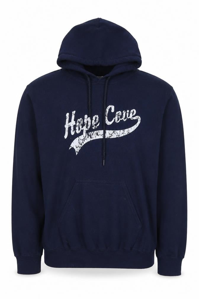 Gildan Men’s Blue Small Pullover Hoodie with Logo